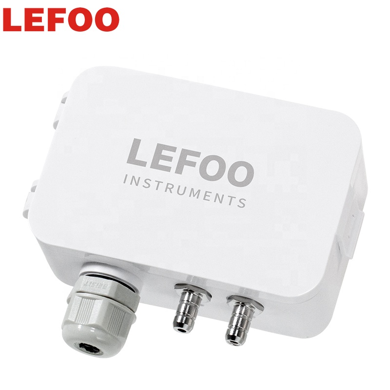 Аналоговый датчик дифференциального давления воздуха LEFOO с ЖК-дисплеем RS485, датчик низкого дифференциального давления