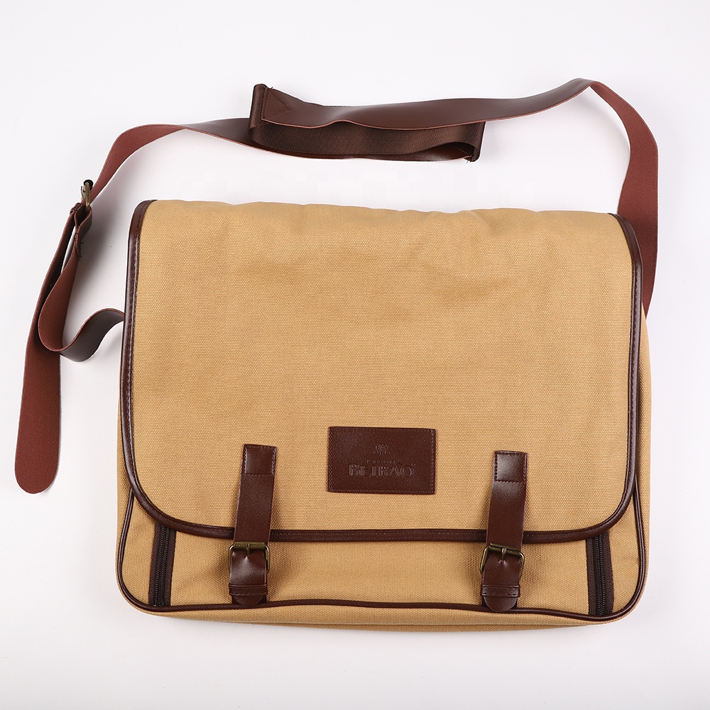 Professional Customized Travel Canvas Shoulder Cocktail Barware Set Bartender Kit Tools Bag For Bartender