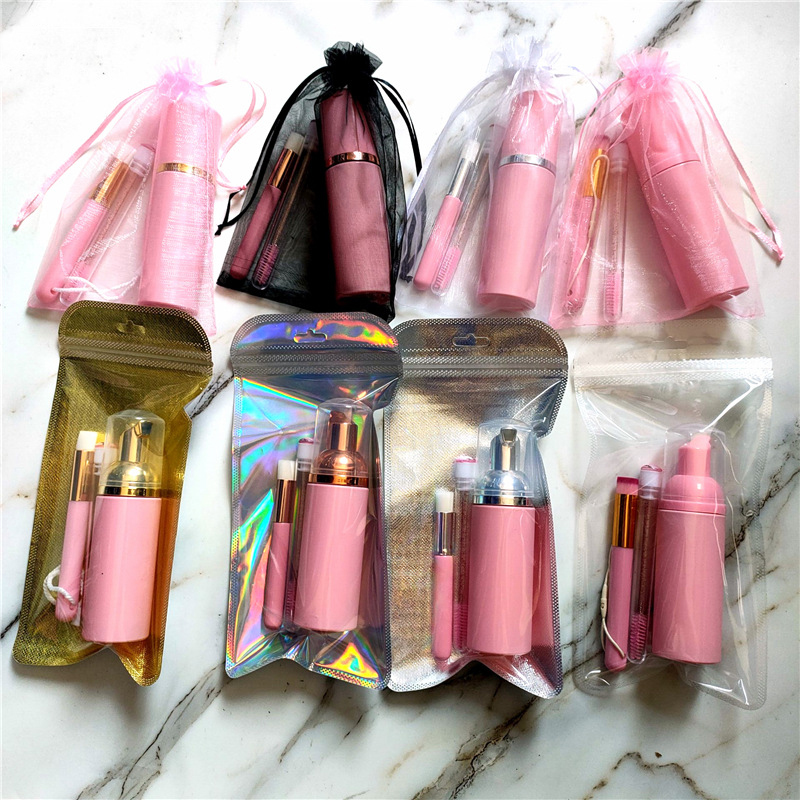 High Quality Lash Shampoo Cleaner Custom Label Eyelash Shampoo Brush Eyelash Cleaning Mousse