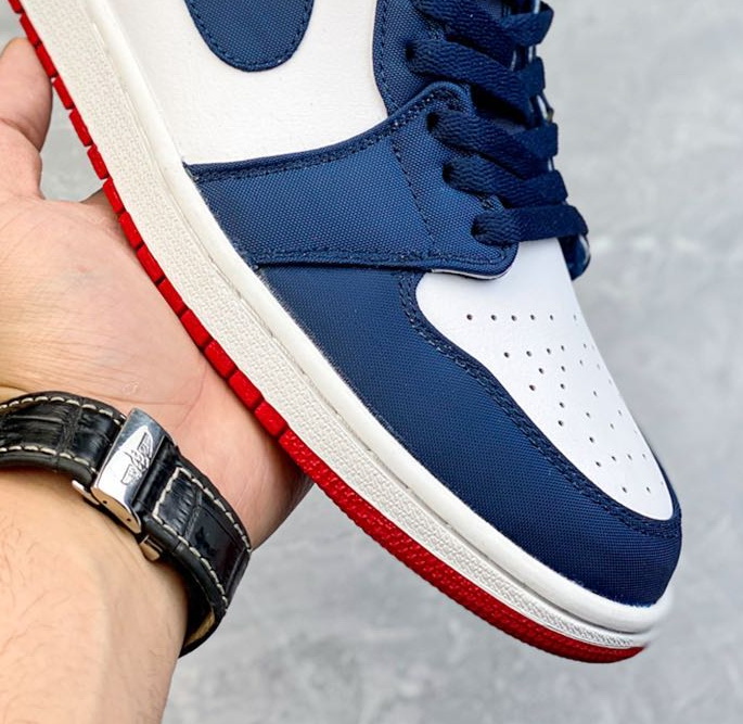 Высококачественные мужские и женские кроссовки OG Box AJ 1 из кожи с черным носком для баскетбола