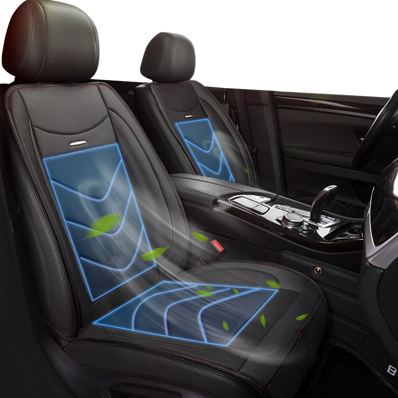 Аксессуары для автомобиля DC 12v / 24v противоскользящие дышать автомобильные подушки для сиденья кулер с охлаждающим вентилятором драйвер подушки сиденья автомобиля с вентилятором