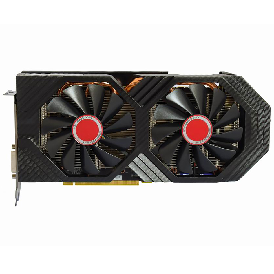 Б/у графическая карта XFX RX 590 GME 8G 2304 единиц скорости памяти 1420 МГц скорость памяти 8000 МГц 256 бит с быстрой доставкой