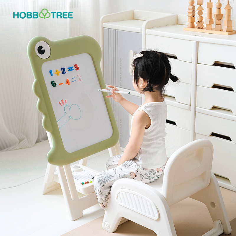 Study Plastic Foldable Design Height Adjustable Large Magnetic Drawing Board For Kids toys