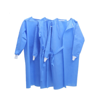Medical Isolation Gown/surgical Gown High Quality SMS Nonwoven Disposable Ce Blue Ultrasonic Medical Protective Clothing 3 Years
