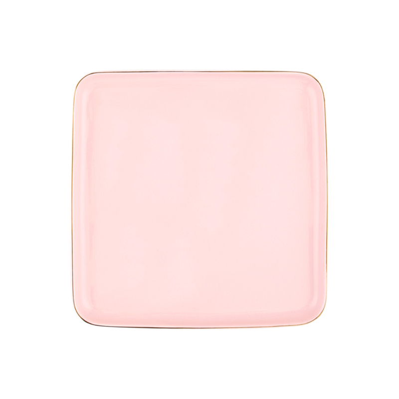 Factory Ceramic Newest design Porcelain plates sets Porcelain Dishes wedding luxury glod tableware ceramic plate
