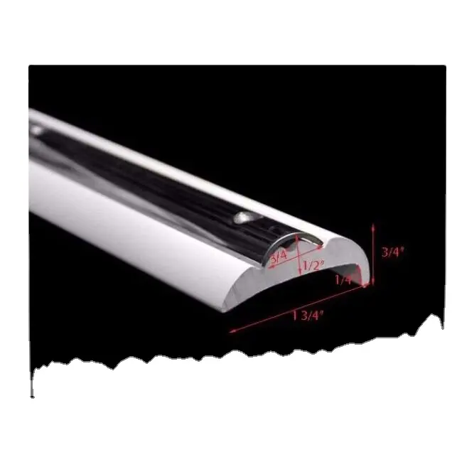 stainless steel and pvc yacht accessories boat rub rail