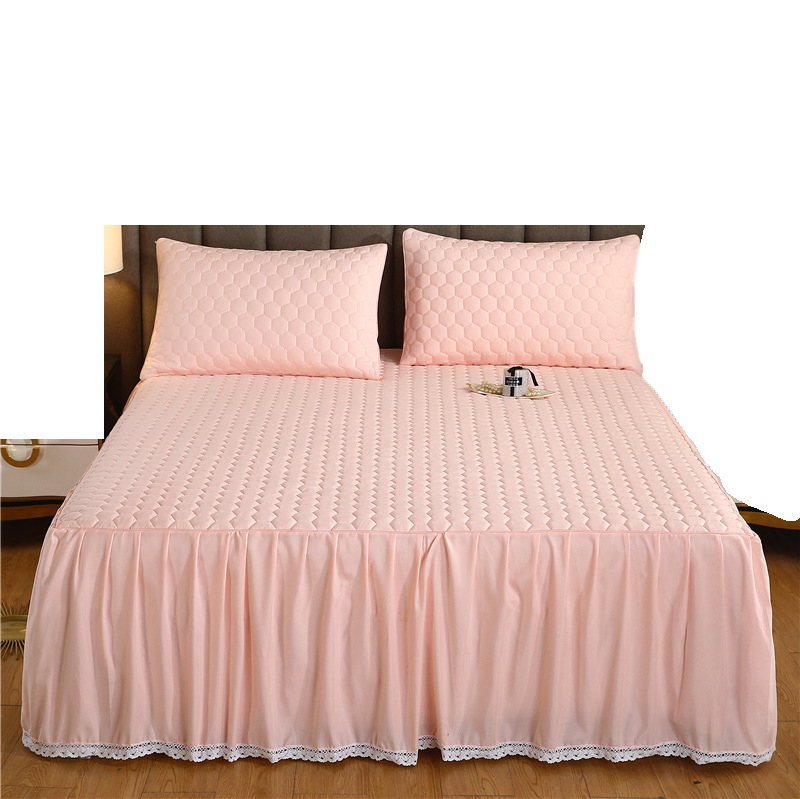 Wholesale Cotton Clip Thickened Korean Princess Style Lace Bed Skirt Simmons Mattress Bedspread