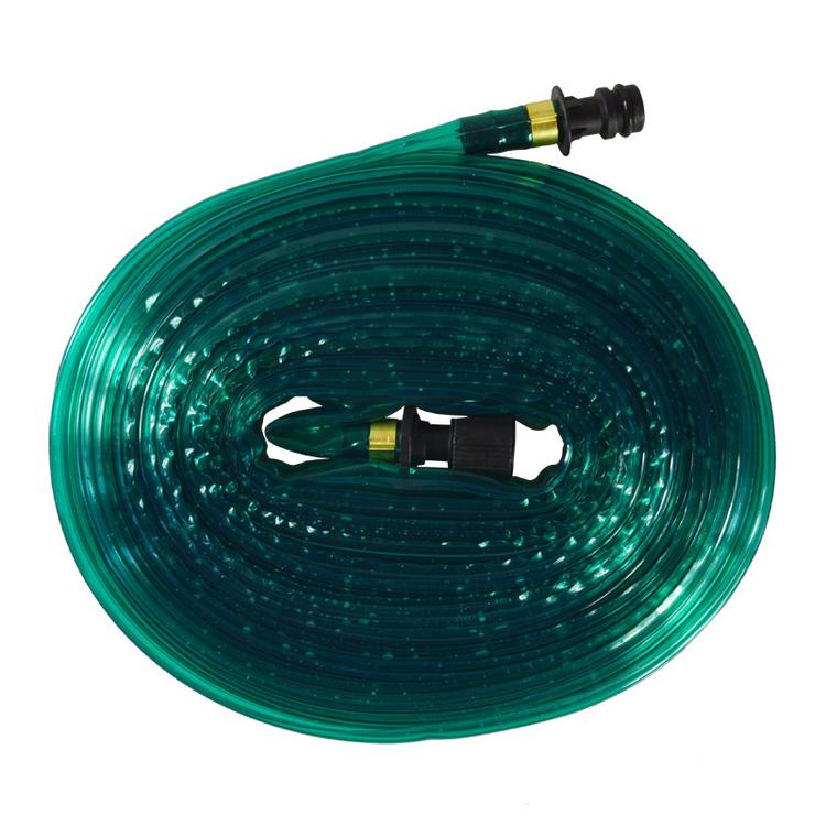 Trampoline Sprinkler Children-Outdoor Water Party Games Trampoline Sprinkler Ultraviolet Treatment Flexible Pipe PE Material