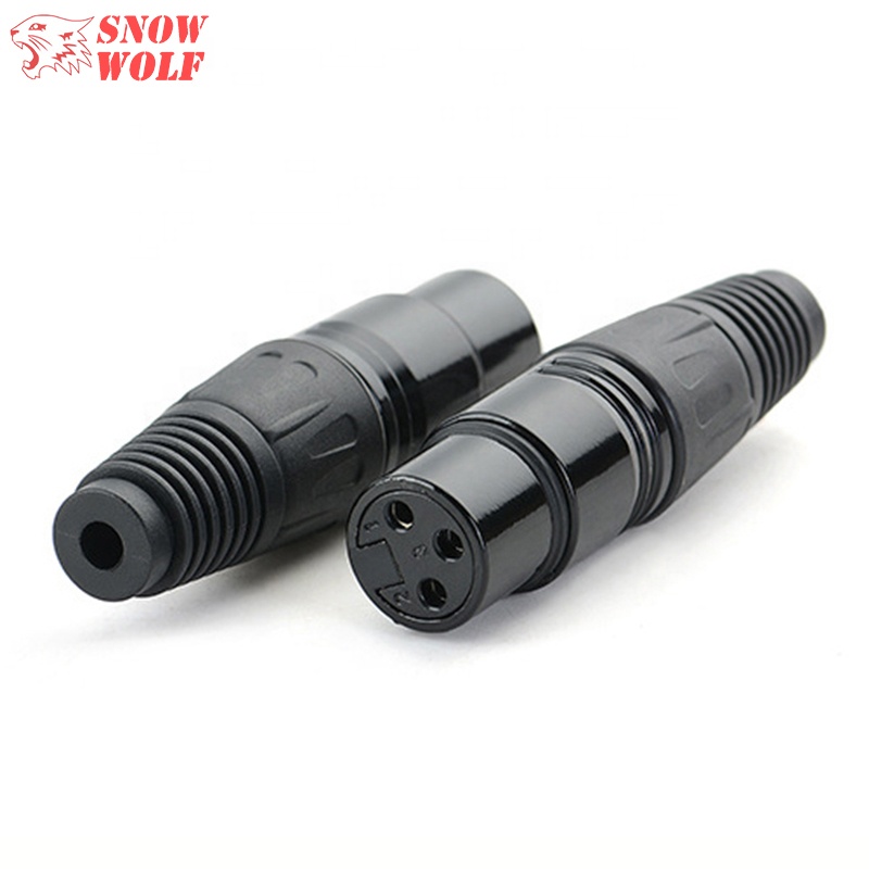 Разъём XLR вилки 3pin женские 3-контактный XLR Мужской Женский Разъем