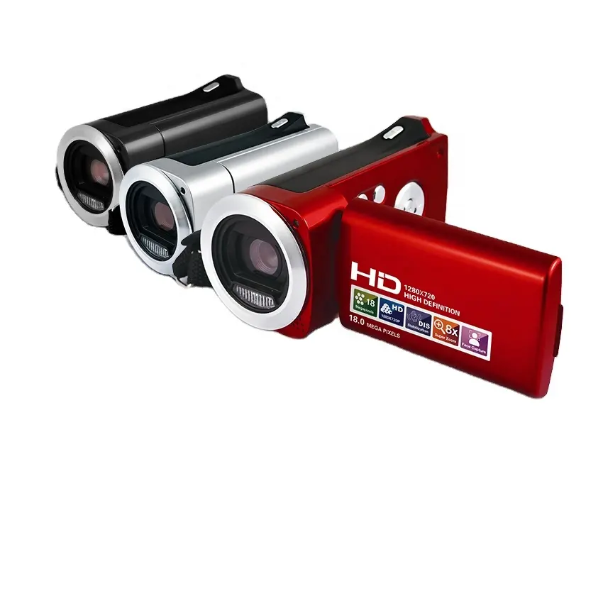 Hot sell cheap 2."7 TFT LCD display digital video camera 18MP slim rechargeable video camera HDV328-5
