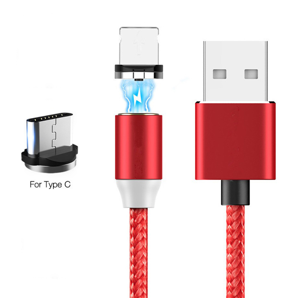 Магнитный зарядный кабель micro data usb