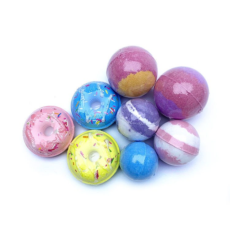 Explosive rotating salt bath bubble lavender bath salt bomb bath supplies