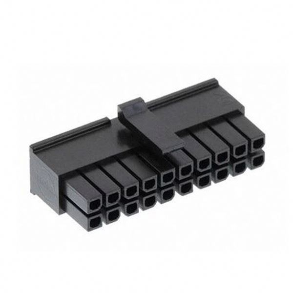 Molex 3,0 430252000 430252010 микро-Fit корпус гнезда, двойной ряд, 20 схемы, UL, 94V-0/V-2 галогеновые, черный