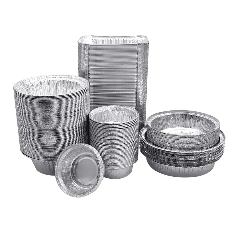 Aluminium Food Packaging Foil Roast Tray 3004 Alloy for Party Catering Baking Container Aluminum Foil PET Aluminum Tray with Lid