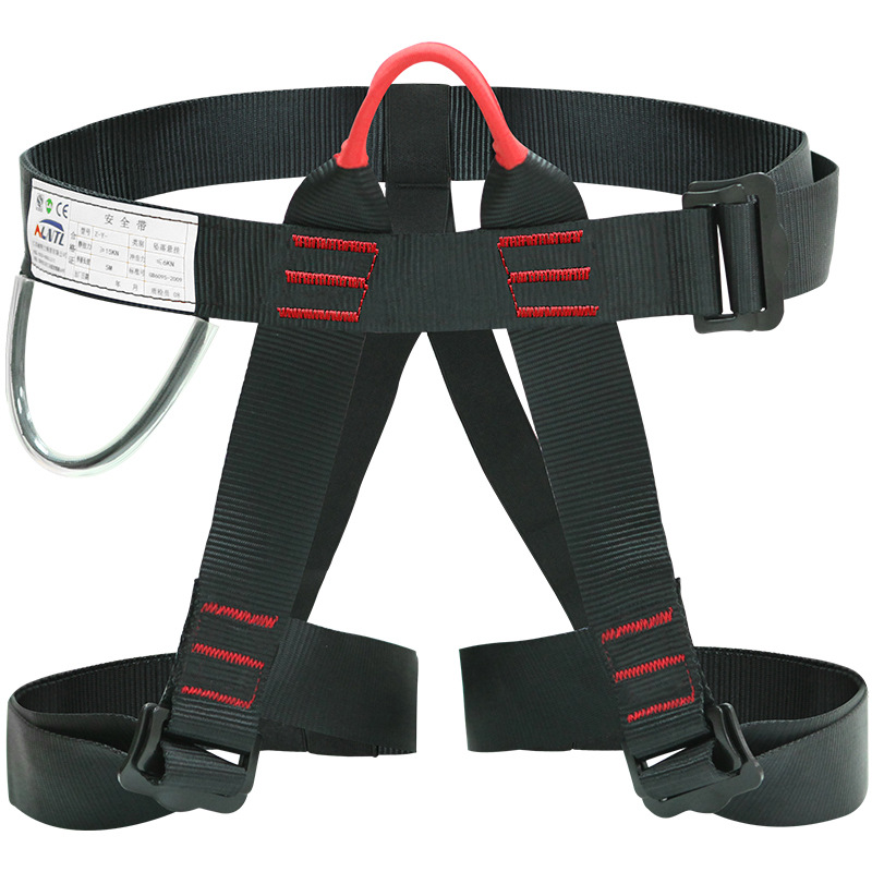 CNGDY Outdoor Half Body Safety Harness High-Altitude Waist Safety Belt Speed Climbing Fall Protection for High Working Heights