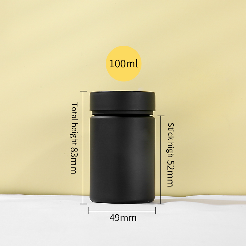 100 120 180 Ml IN STOCK Medical Products Capsule Powder Pill Packaging Screw Cap Empty Plastic Jar Bottle For Vitamin