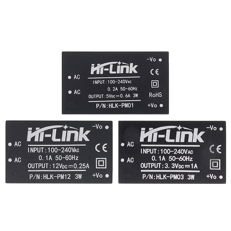 HLK-PM01 HLK-PM03 HLK-PM12 AC-DC 220V mini power supply module,intelligent household switch power supply module