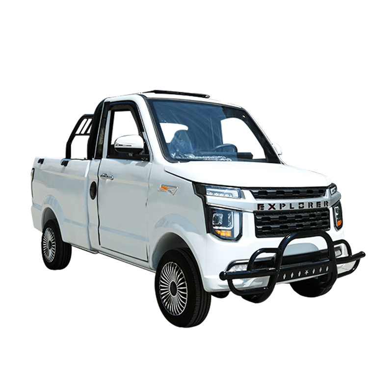 Mini Pick up truck electric new car 2021 CCC hot sale in US Max Box Battery Truck RWD Curb Colo Gear Weight Automatic