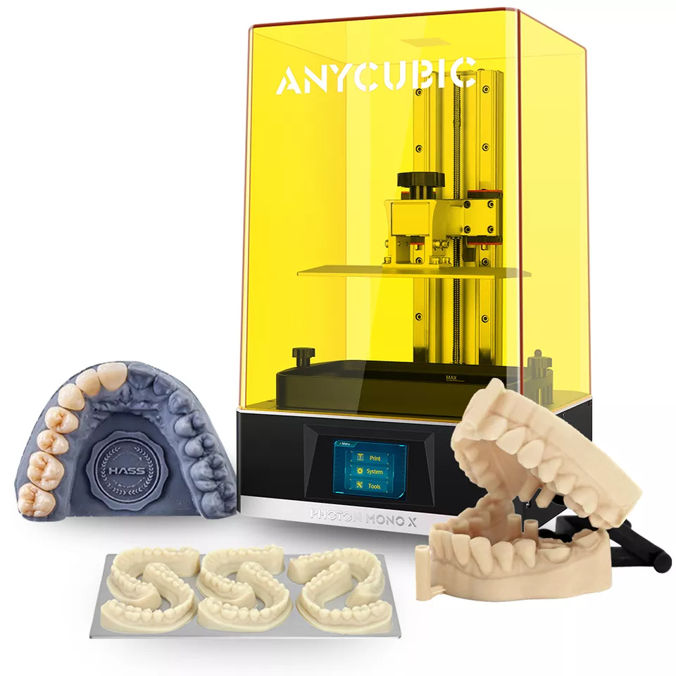 Принтер для 3D-печати ANYCUBIC-Dental, Mono X, LCD, DLP, смола, фотонный моно X, большой размер