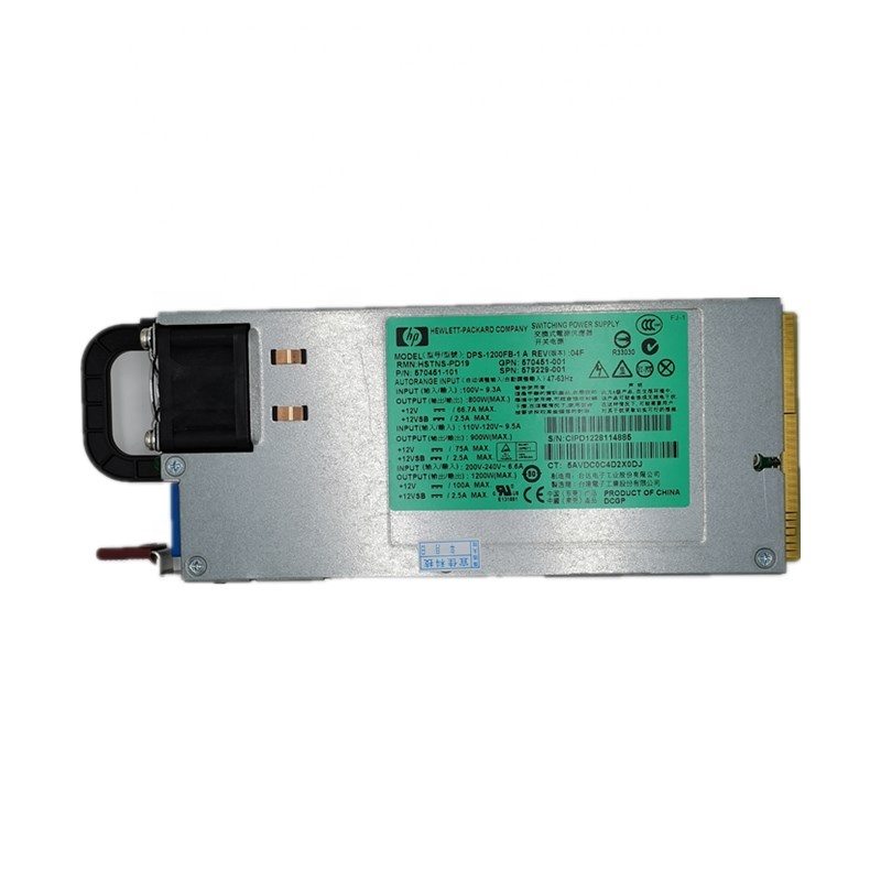 Б/у DL580 G7 сервер 1200w platinum power supply 579229-001 579229-101 DPS-1200FB-1 A для добычи полезных ископаемых