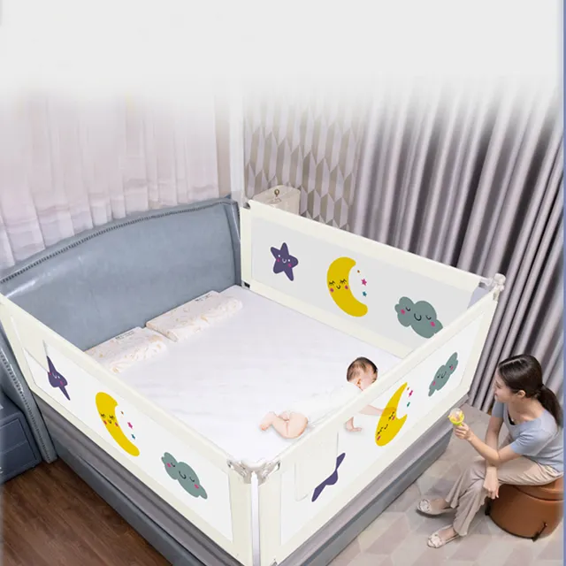 Baby Guardrail Fence Bed Baby Protector Small Baby Crib Children Anti-fall Bedside Baffle Bed Fence New Hot Sale