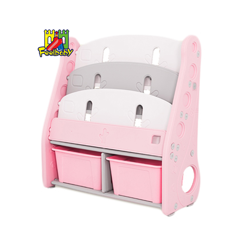 Пластиковая книжная полка Feelbaby для детей дошкольного возраста с защитой от трещин