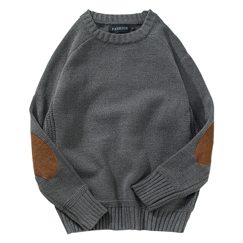 2021 Men Pullover Sweater Autumn New Fashion Loose Thick O-Neck Wool Knitted Oversize Harajuku Streetwear red Knitwear M-5XL
