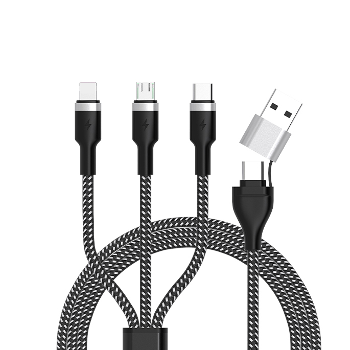 2021 now 5 in 1 5A Micro USB Type C Cable for Phone 4 in 1 PD100W Fast Charging Cable USB C 3 in 1 for Phone