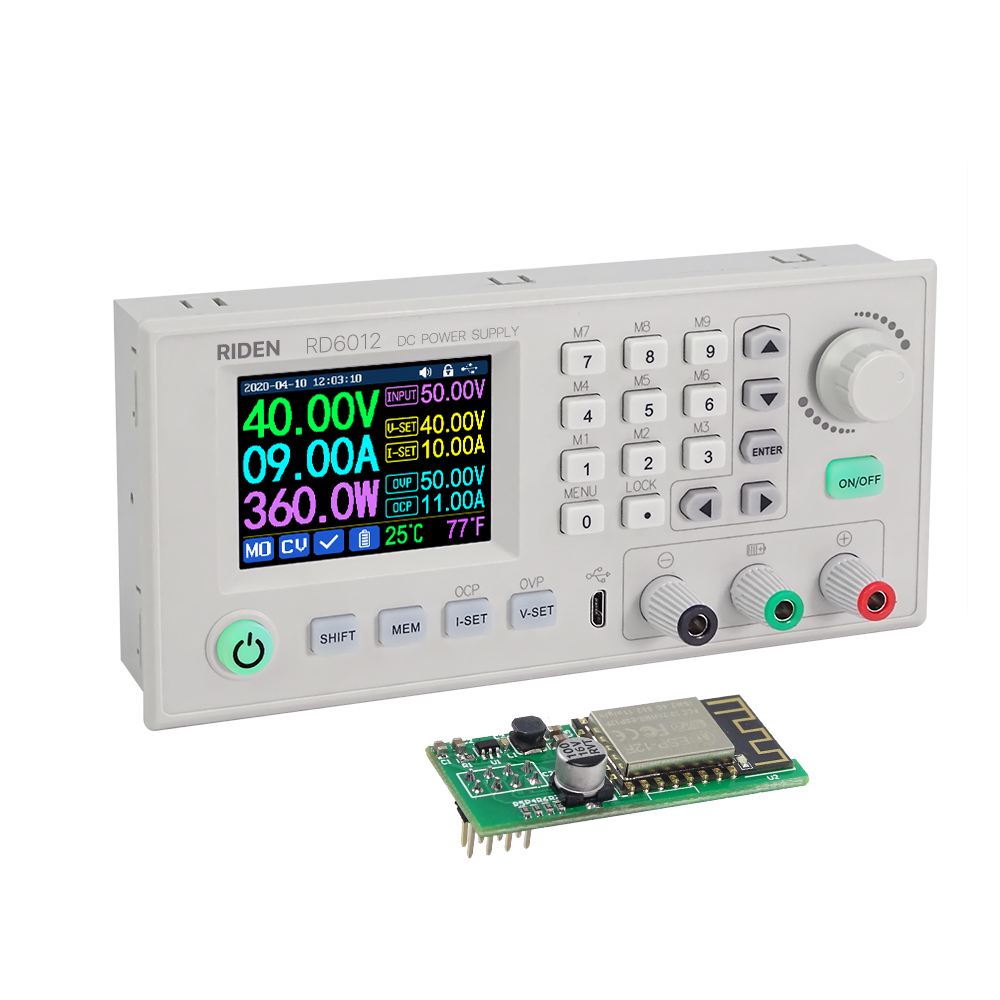 Понижающий Регулируемый Модуль питания RD RD6012W USB Wi-Fi DC-DC, вольтметр, преобразователь напряжения, 60 в, 12 а