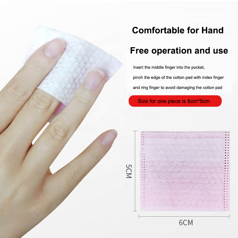 Lint-Free Pure Organic Cotton Facial Makeup Nail Polish Remover Cosmetic Cotton Pads