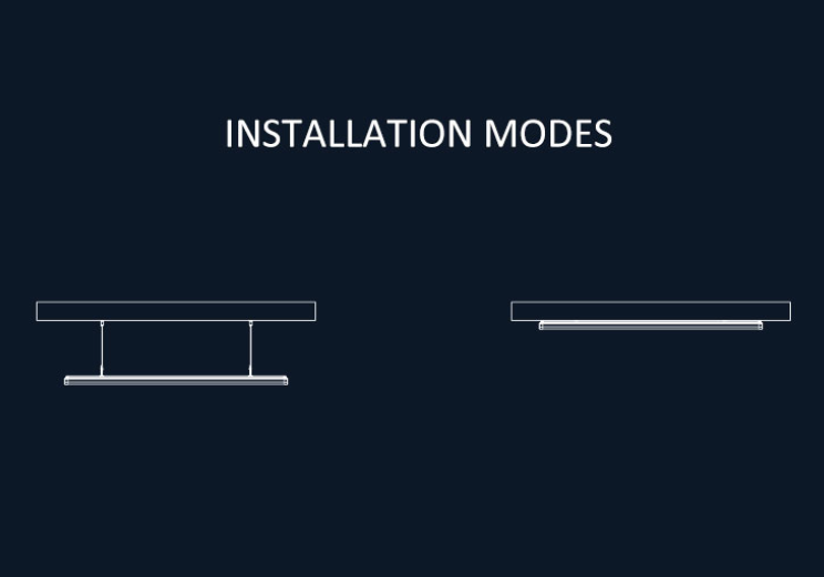 Economical 2FT 4FT LED Vapor Tight Strip Fixture LED Weatherproof Fitting