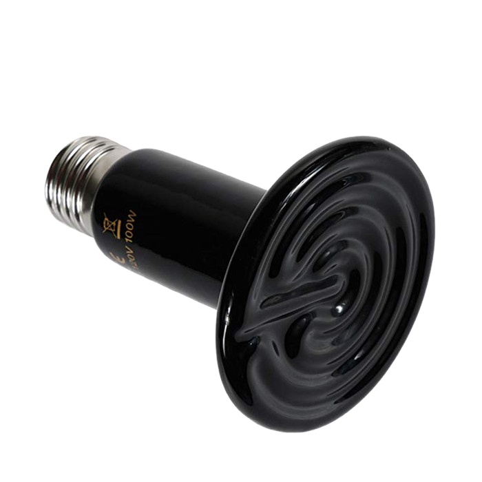 25/50/75/100/150/200W Turtle Pet Animal Ceramic Heat Lamp Temperature Control Reptile Heating Lamp