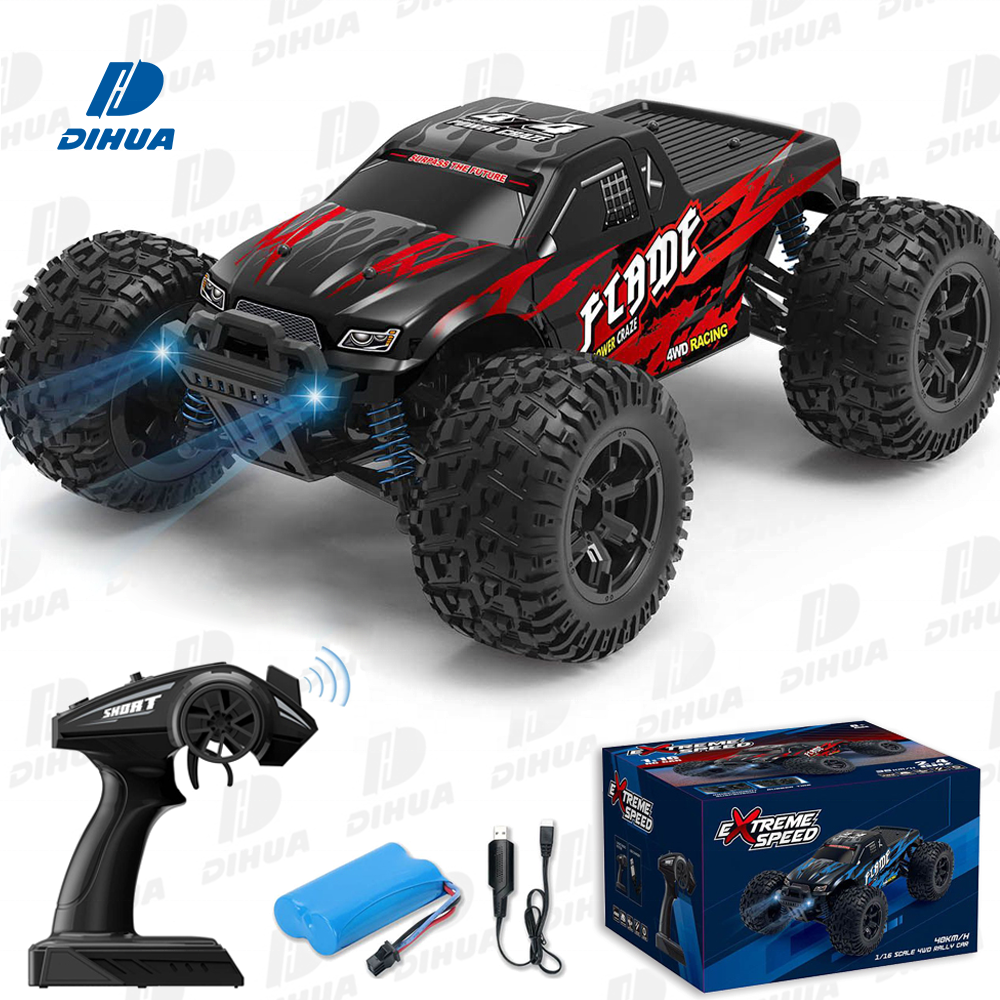 1:16 2.4Ghz High Speed Monster Car Remote Control Toys 4WD Cross Country Racing Car RC Variable-Speed Vehicle for Kids