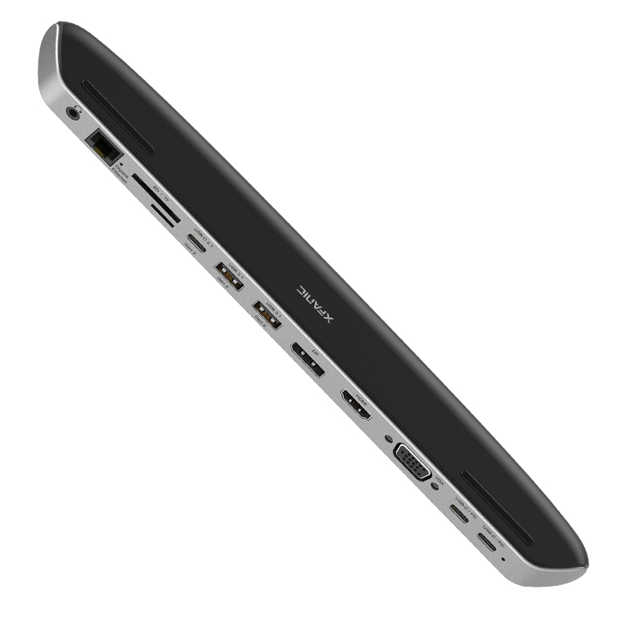 Высокоскоростная док-станция Usb 3,1 Gen2, док-станция Thunderbolt 3, многопортовый Usb-концентратор c для Macbook Pro