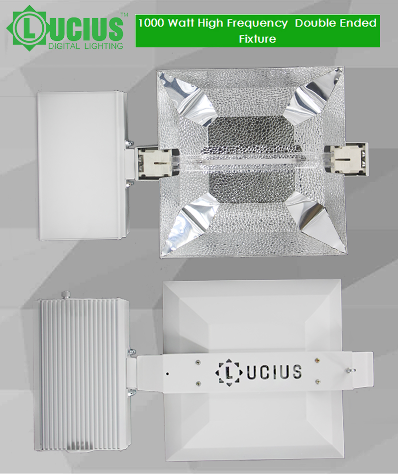 Lucius 1000 w de hps светильник для выращивания используется 1000 w двухсторонний и PPFD более 12%, чем Luxx для внутреннего сада