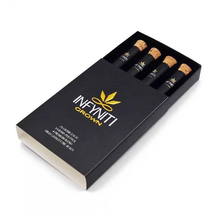 Предварительно рулон конусной бумаги HempSmoking рулонной бумаги с Pre TipsPre-рулон упаковки