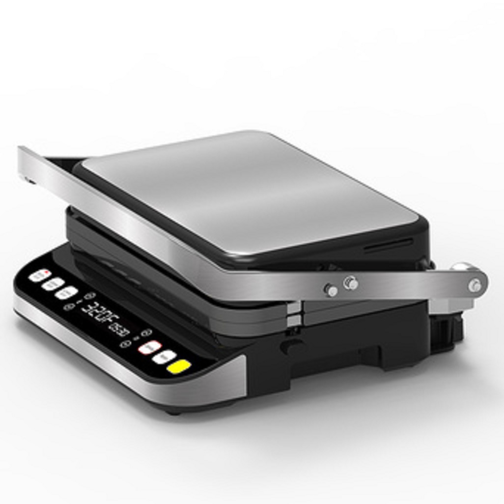 hot sell 2021 new Contact grill 4 slice 2000W panini sandwich maker grill Sandwich press open as180 degree adjust temp