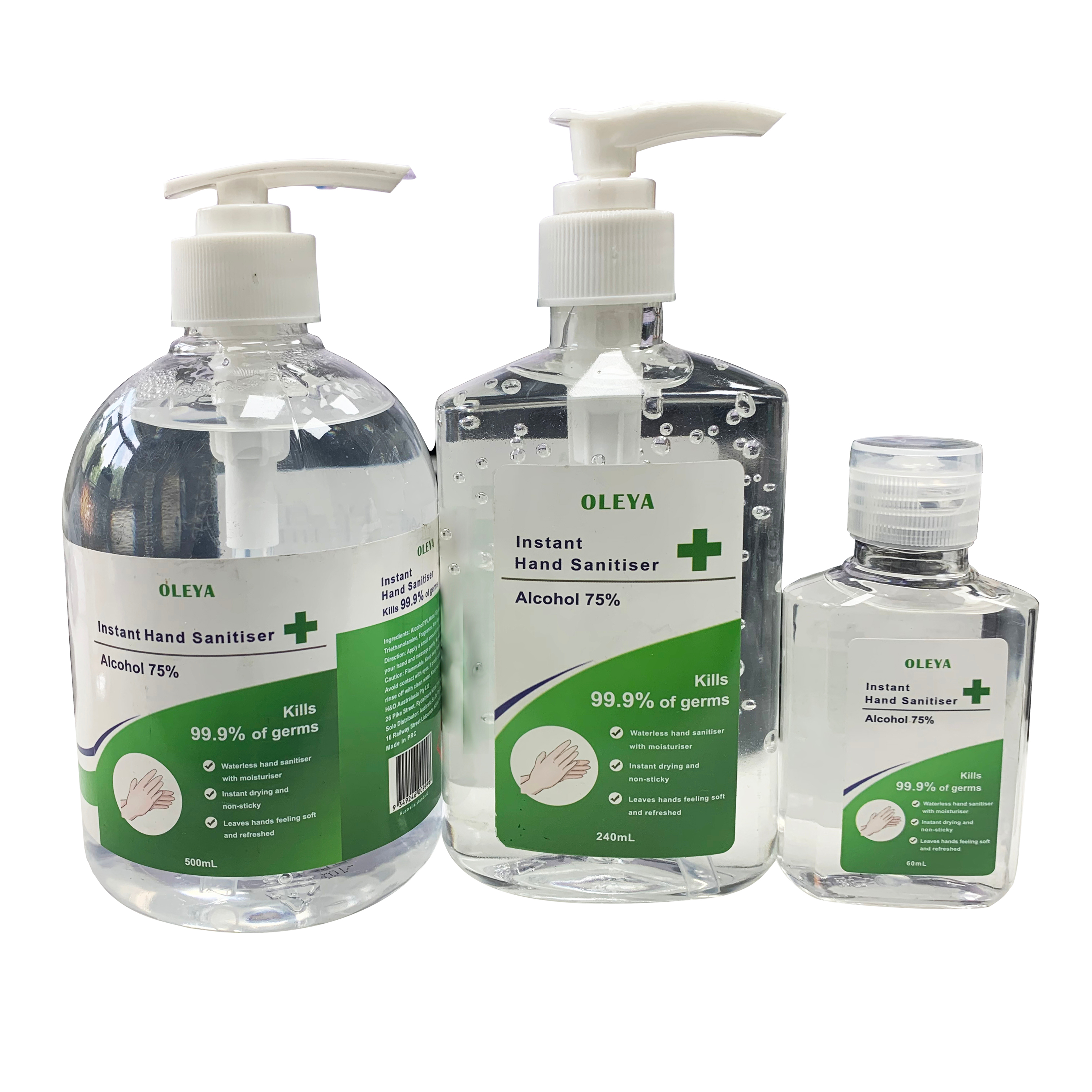 moisturiser non-sticky anti bacteria medical cheap waterless hand sanitizer gel hand wash liquid soap alcohol hand jell