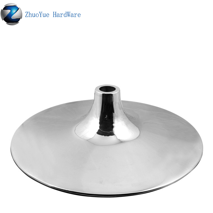 Round metal chair base parts for bar furniture