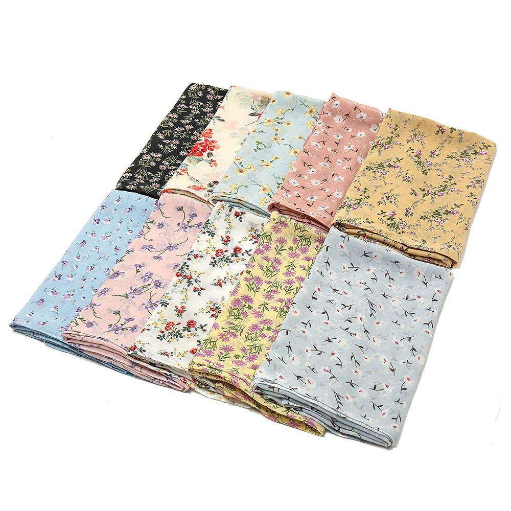 Autumn and Winter new chiffon printing Malaysia chiffon printing wholesale Soft scarf shawl