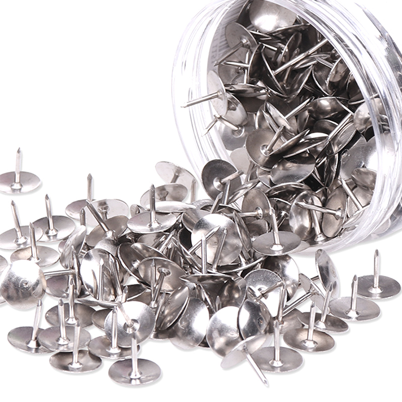 Wholesale metal silver color thumb tacks