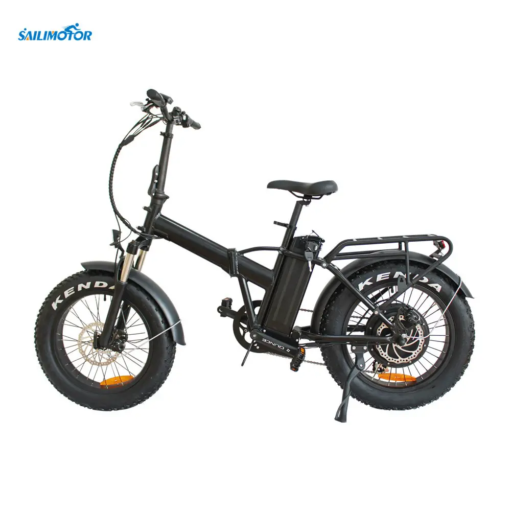 32-35km/h 500w 1000w 48v 20inch Fat Tire Electric Ebike With Color Display And 13ah Li-ion Battery