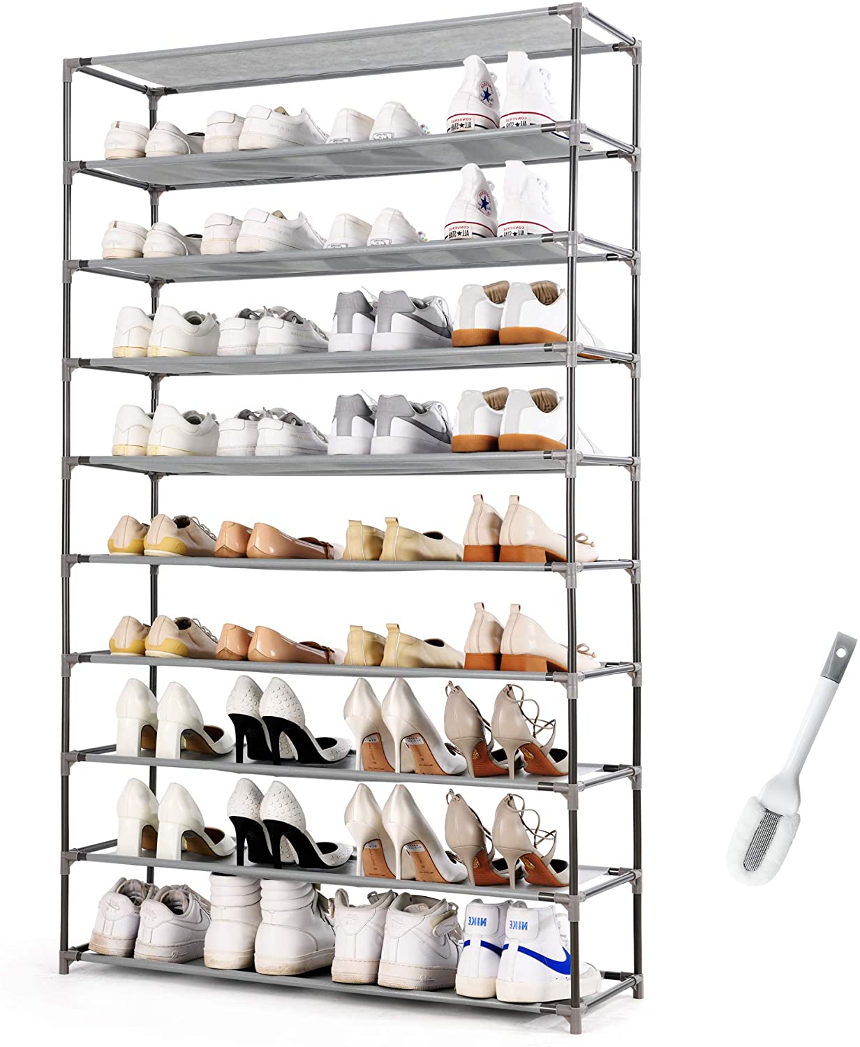 Custom home 10 layer shoe rack 50 pairs  layer independent  saving space