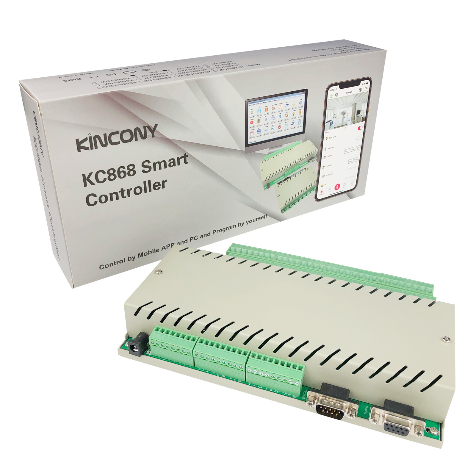Kincony, новый продукт, ethernet-сеть, цифровой аналоговый DI AI датчик температуры, вход, считывание, контроллер, модуль сбора данных