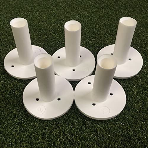 PureShot Golf alfombrilla de golf Tee Ultimate Golf Range de goma tee (paquete de 5)
