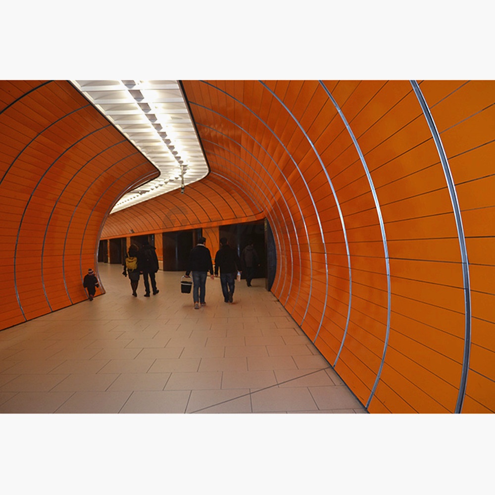Curved Wall Facade Decorative Aluminum Wall Panel