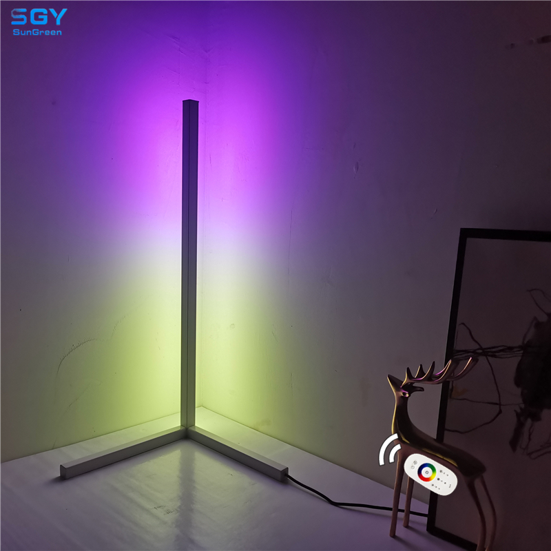Современное минималистичное украшение для спальни RGB Угловой Мини светодиодный ночник