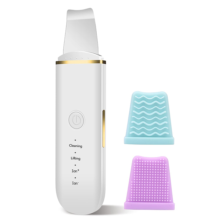 SC01B 2021 Professional Sonic Beauty Personal Care Spatula Face Facial Ultrasonic Skin Scrubber Peeling Machine Device