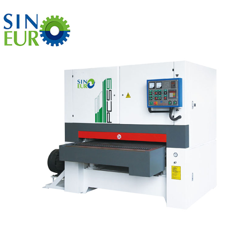 Sinoeuro promotion Wood working machine plywood calibration sanding machine wide belt sander machine