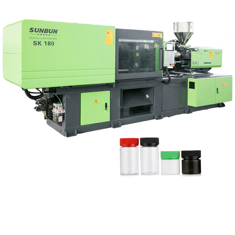180Ton machine fabrique bidon en plastique Injection Machine Plastic Bottle Scrap Injection Moulding Machine